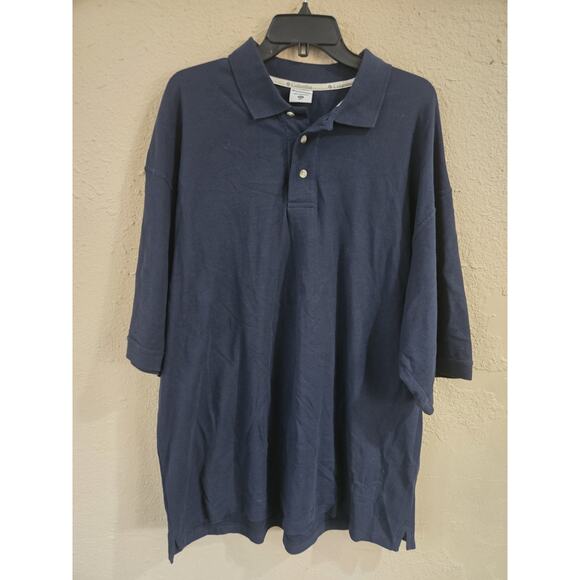 Columbia Sportswear Polo Shirt, Navy Blue, Size 2X XXL - Picture 1 of 4